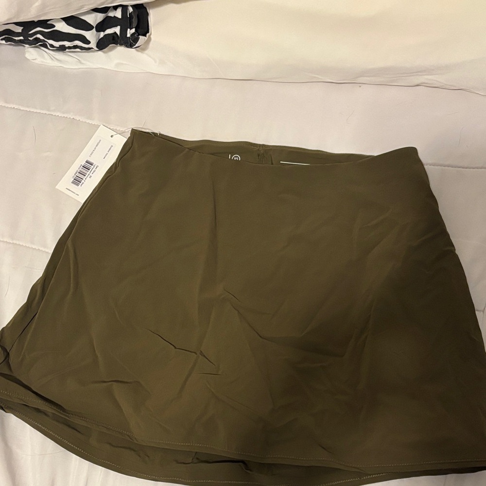 Outdoor Voices Olive Mini Skort